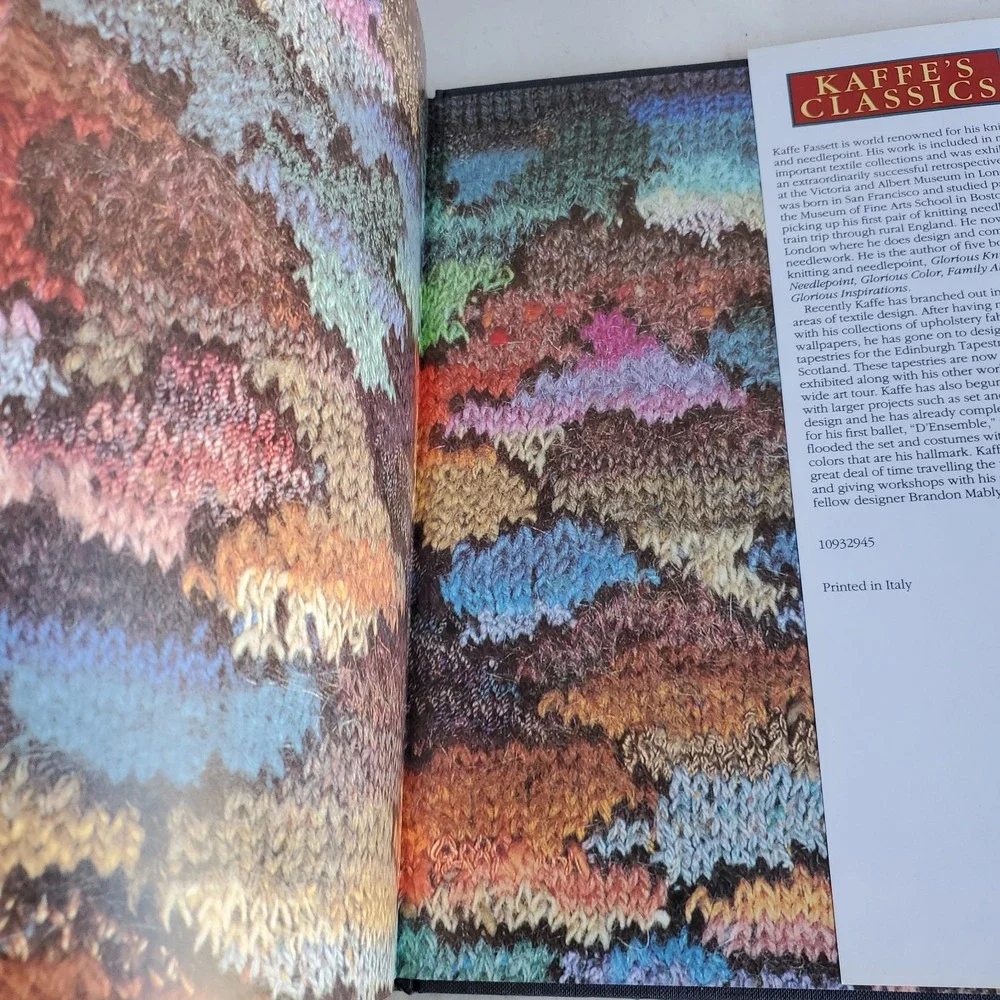 Kaffe Fassett Knitting Designs Patterns Lot of 3 Classics Color Family Album VTG